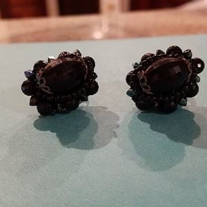 Vintage  collectible German  clip on earrings